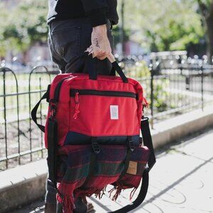 Topo Design Commuter Briefcase Red Rare Color